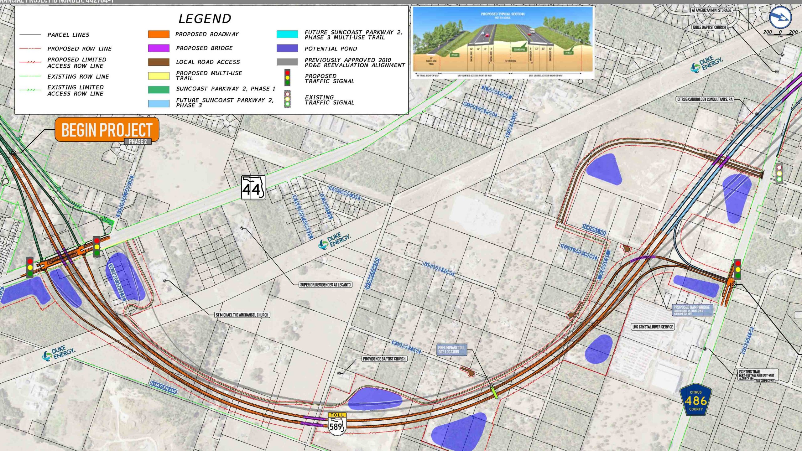 DIX Developments Suncoast Parkway Extension to 486 Amber Ridge