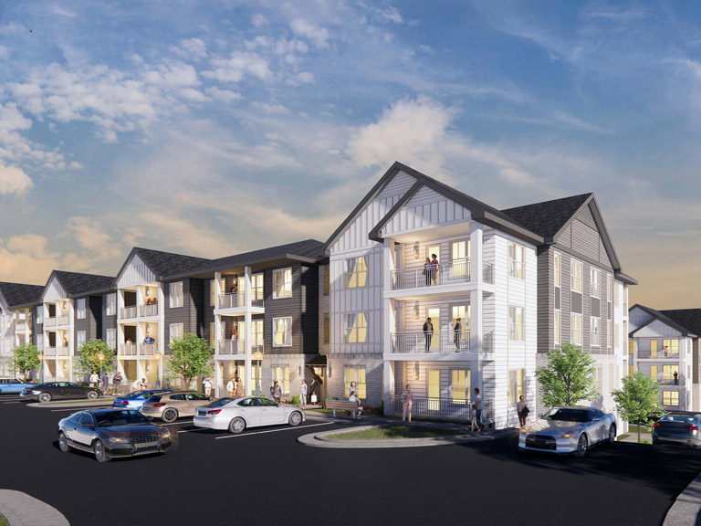 DIX Developments Hillside Apartments at Black Diamond in Amber Ridge